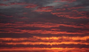 绚丽晚霞天空美景