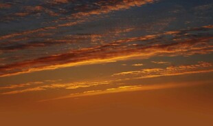 绚丽晚霞天空美景