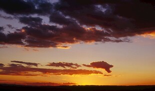 壮丽日落天空美景