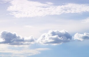 蓝天白云美景