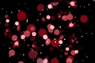 梦幻红色光斑背景效果