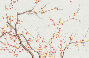 花鸟背景墙