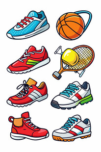 多彩运动装备展示