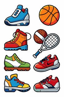 多彩运动装备集合