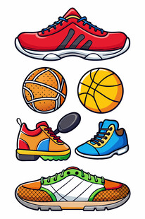 多彩运动装备展示