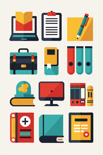 多样办公学习用品集合