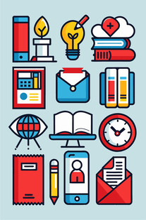 多样办公学习元素集合