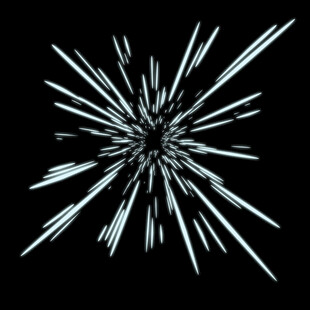 放射状线条抽象图案