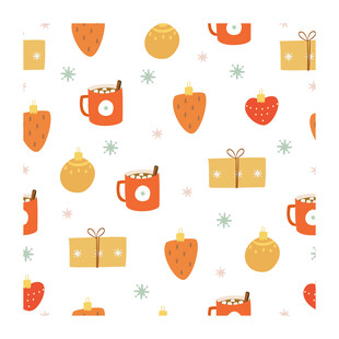 圣诞主题可爱图案集合