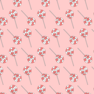 粉色花卉图案背景纹理