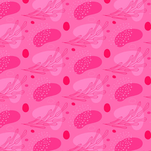 粉色草莓图案无缝背景