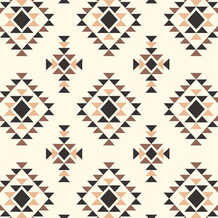 几何图案民族风无缝纹理