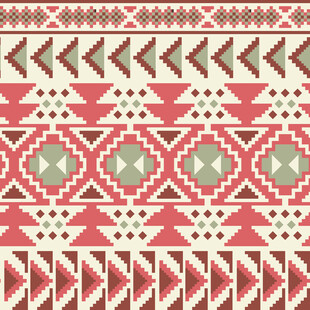 几何民族风图案纹理