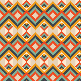 几何菱形多彩图案背景