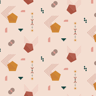 几何图案背景的装饰纹理