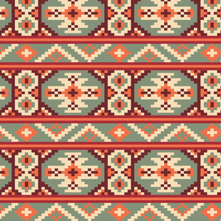 民族风几何图案纹理