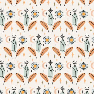 花卉植物图案背景纹理