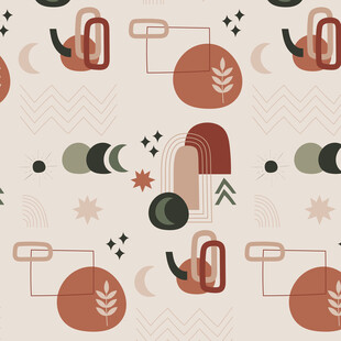 几何风格抽象图案设计