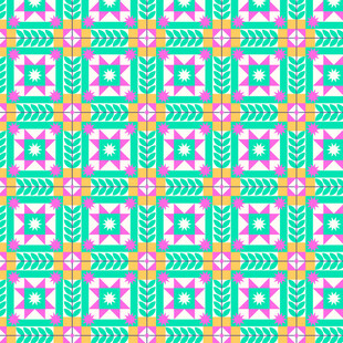 多彩几何图案无缝背景