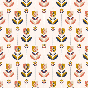 花卉图案背景 