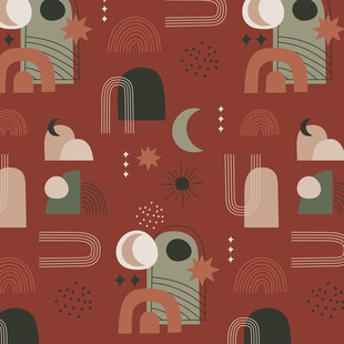 抽象几何图案背景设计