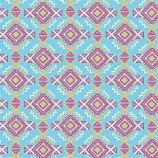 多彩几何民族风图案纹理