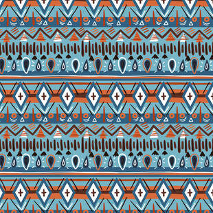 几何图案民族风无缝纹理
