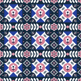 民族风几何图案纹理