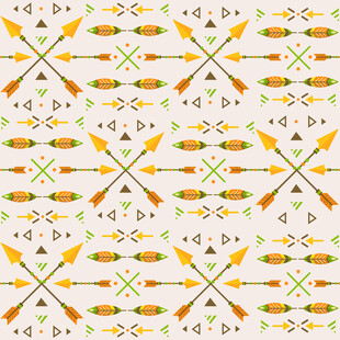 几何箭头图案背景设计