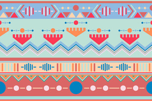 民族风几何图案装饰元素