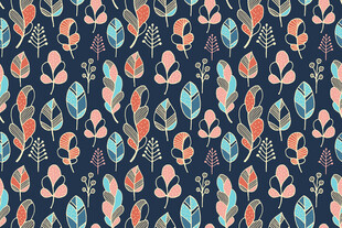 海洋元素几何图案纹理