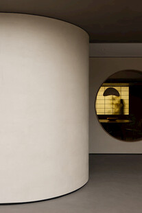 现代简约风格室内弧形墙设计