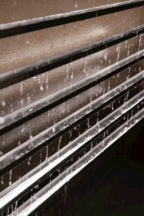 金属钢筋堆叠特写