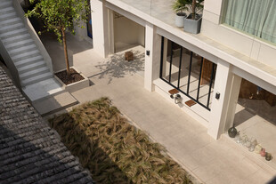 现代庭院景观俯瞰图