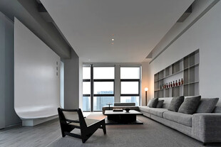 现代简约风客厅室内场景