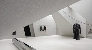 现代艺术展厅内部空间