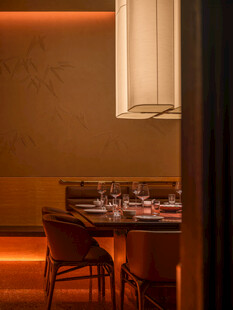 温馨雅致的中式餐厅一角