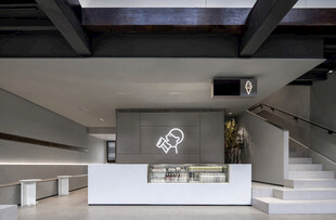 现代简约风格的室内接待区