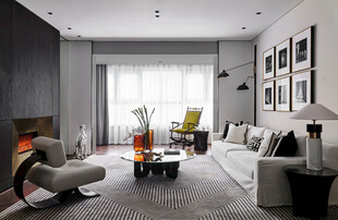 现代简约风客厅室内场景