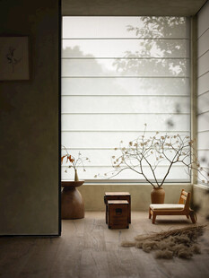 日式简约风室内静谧角落