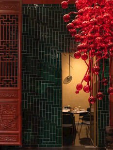 中式庭院红树绿植景致