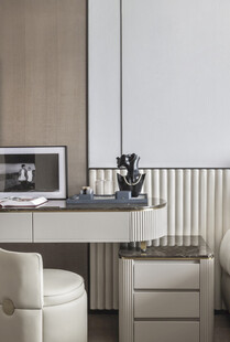 现代简约风书房办公一角