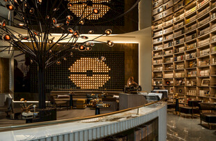 现代风书店内景展示