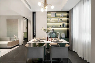 现代简约风餐厅室内设计