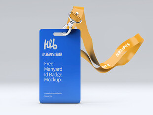 工作牌样机图片