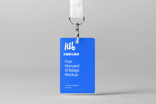 工作牌样机图片