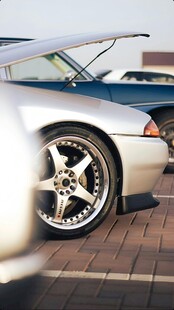 炫酷汽车轮毂特写