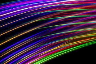 炫彩流动光线背景图