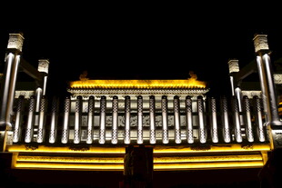 大同古城清真寺夜景