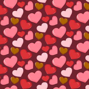 爱心图案背景 